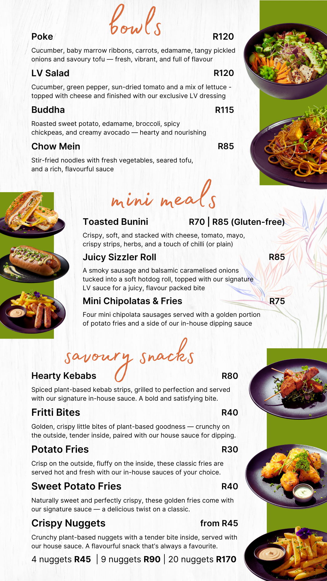 Lekker Vegan Menu - Page 2